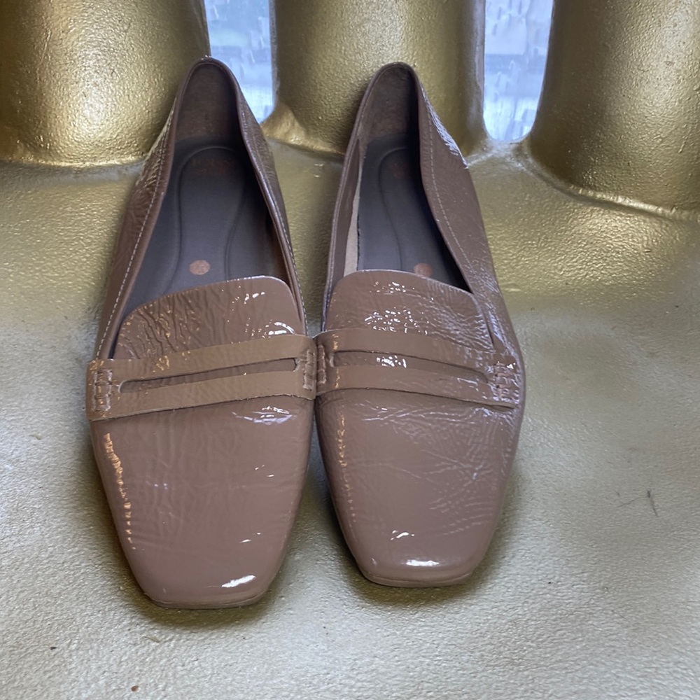 Louise et Cie tan leather loafers